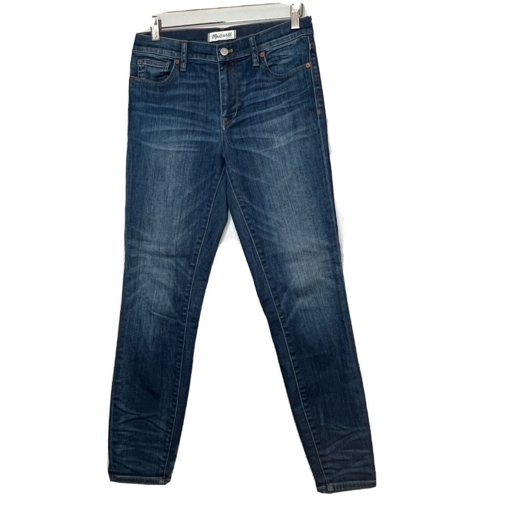 Madewell High Riser Skinny Jeans Women's Size 28 Blue Dark Wash Denim